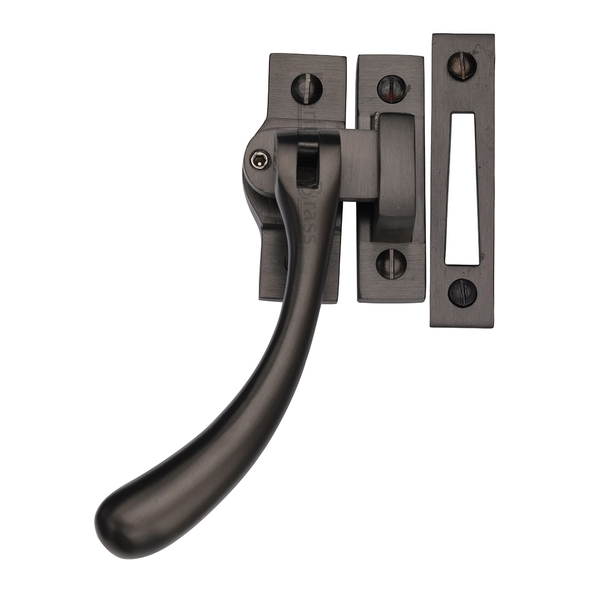 V1008L MP/HP-MB  Matt Bronze  Heritage Brass Locking Bulb End Casement Fastener